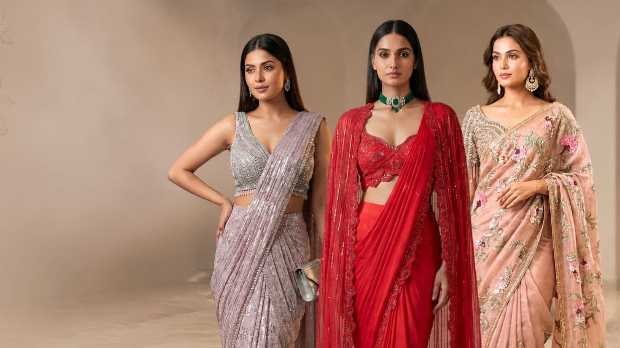 Timeless Elegance Meets Modern Glamour: Saree Styles for Every Celebration