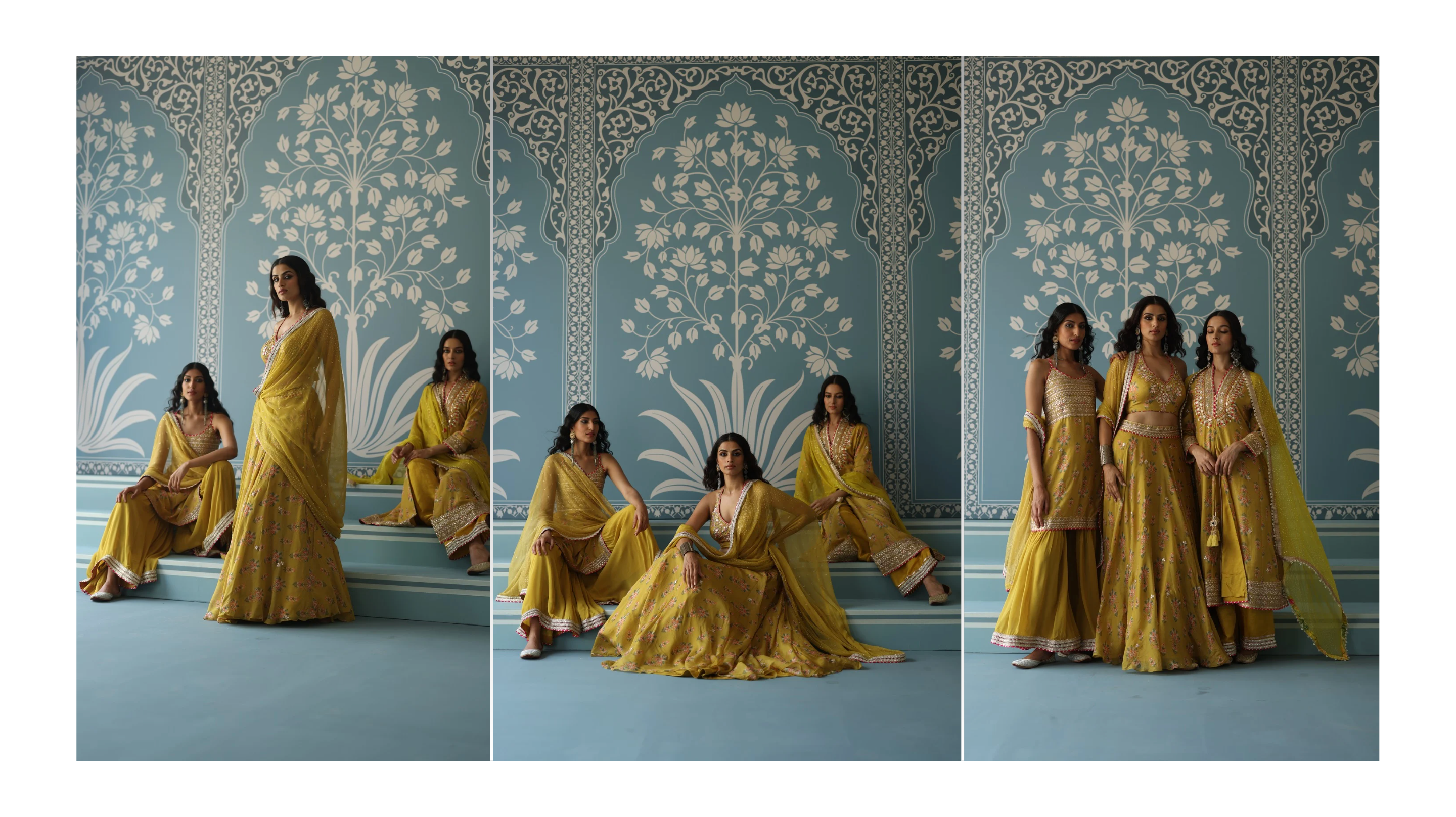Sunlit Elegance: The Radiance of Yellow in Ethnic Fashion
