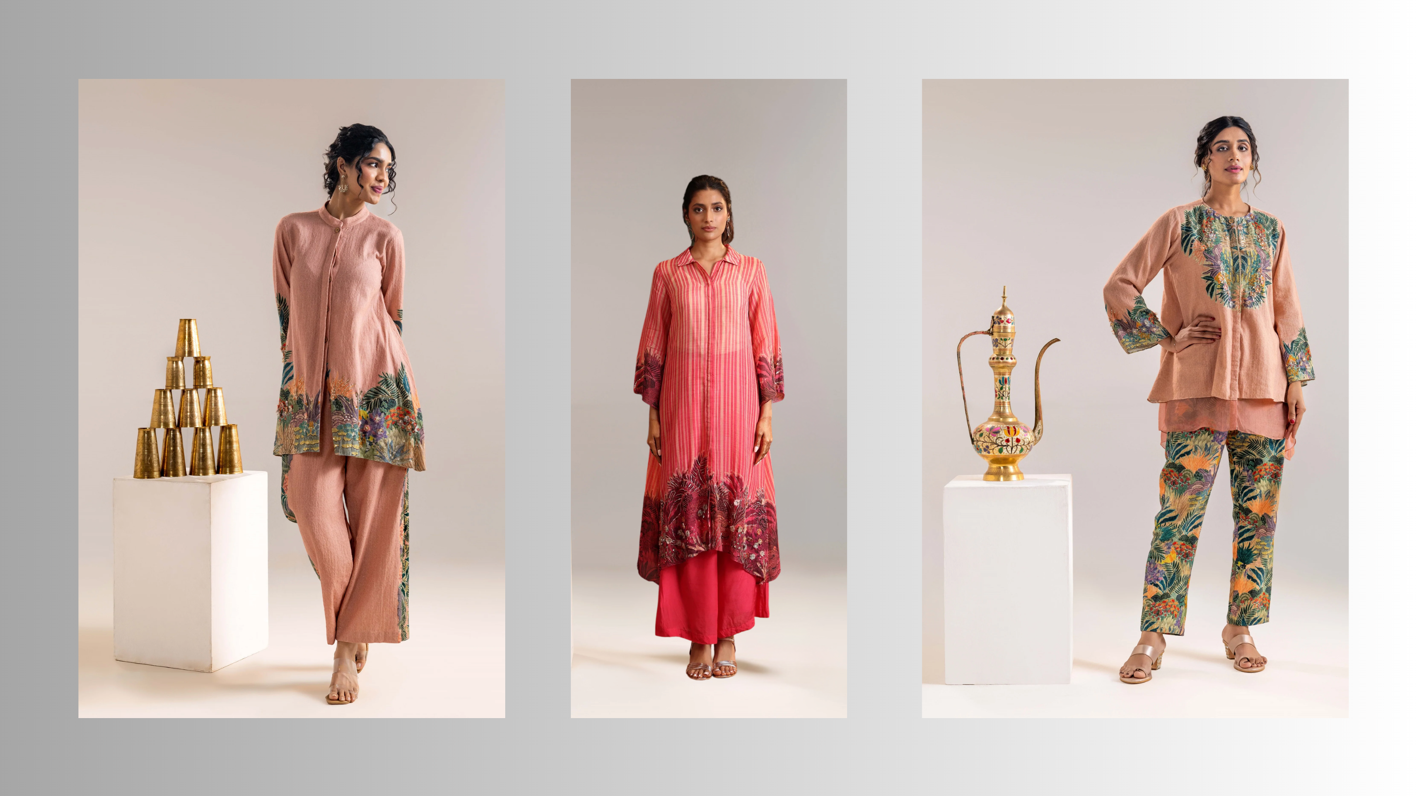 Elegance Redefined: Embroidered & Embellished Kurta Sets for Women
