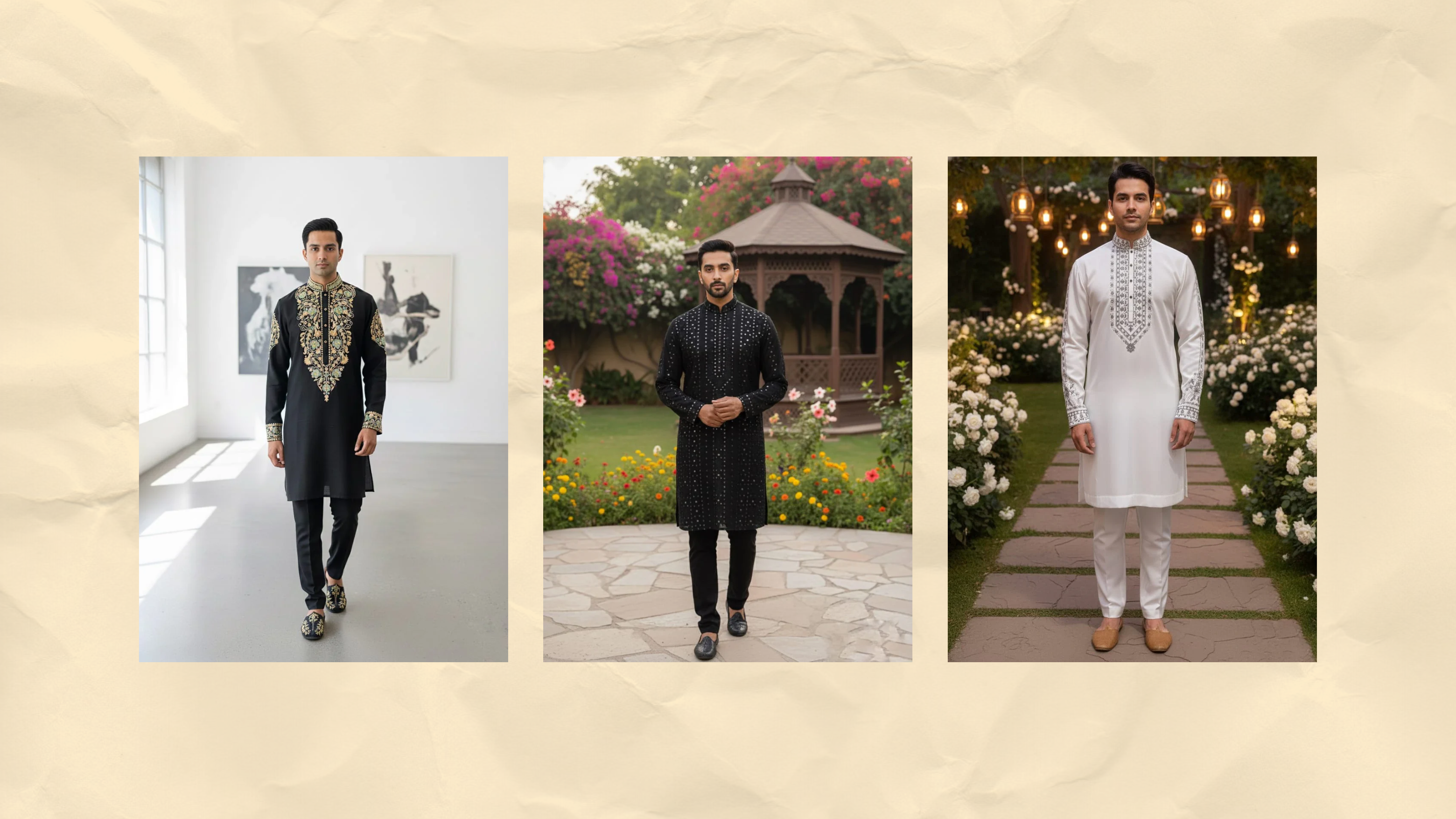 Menswear by Alustaad – Timeless Italian Kurta Pajama Collection