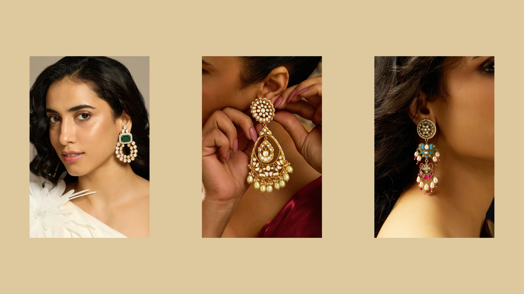 Timeless Sparkle: Must-Have Earrings to Elevate Your Ethnic Look