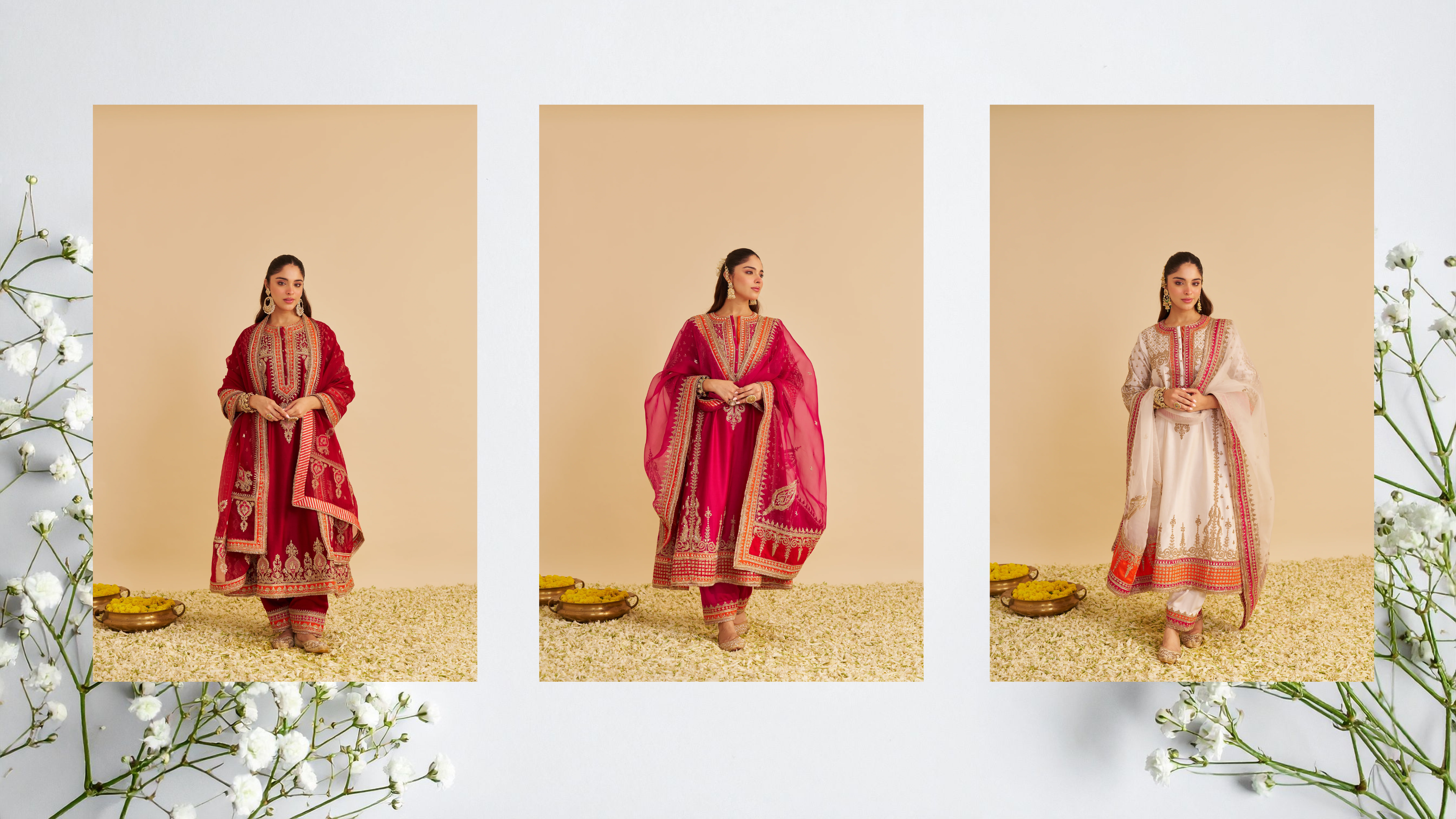 Regal Banarasi Splendour by Sheetal Batra – Kalidaar Long Chauga Sets at Ganpatis