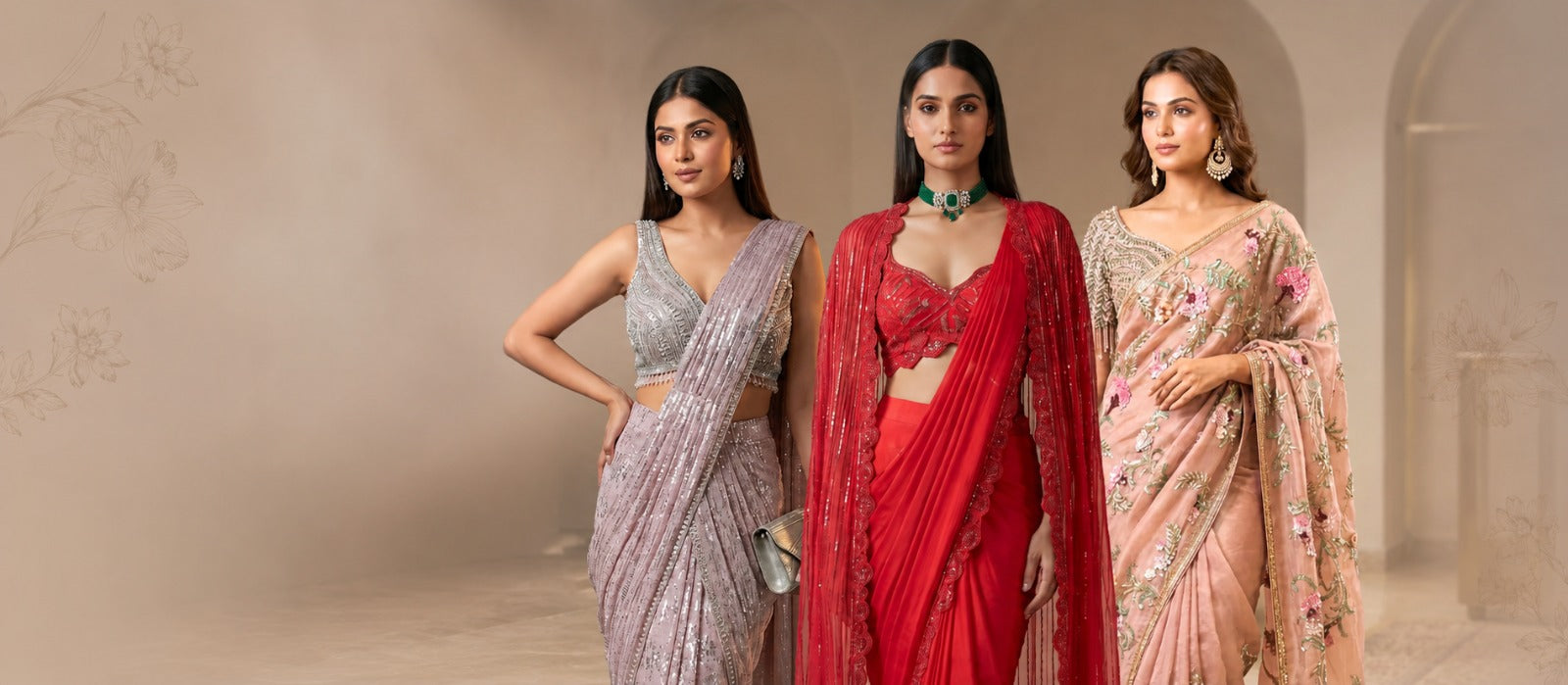 Timeless Elegance Meets Modern Glamour: Saree Styles for Every Celebration