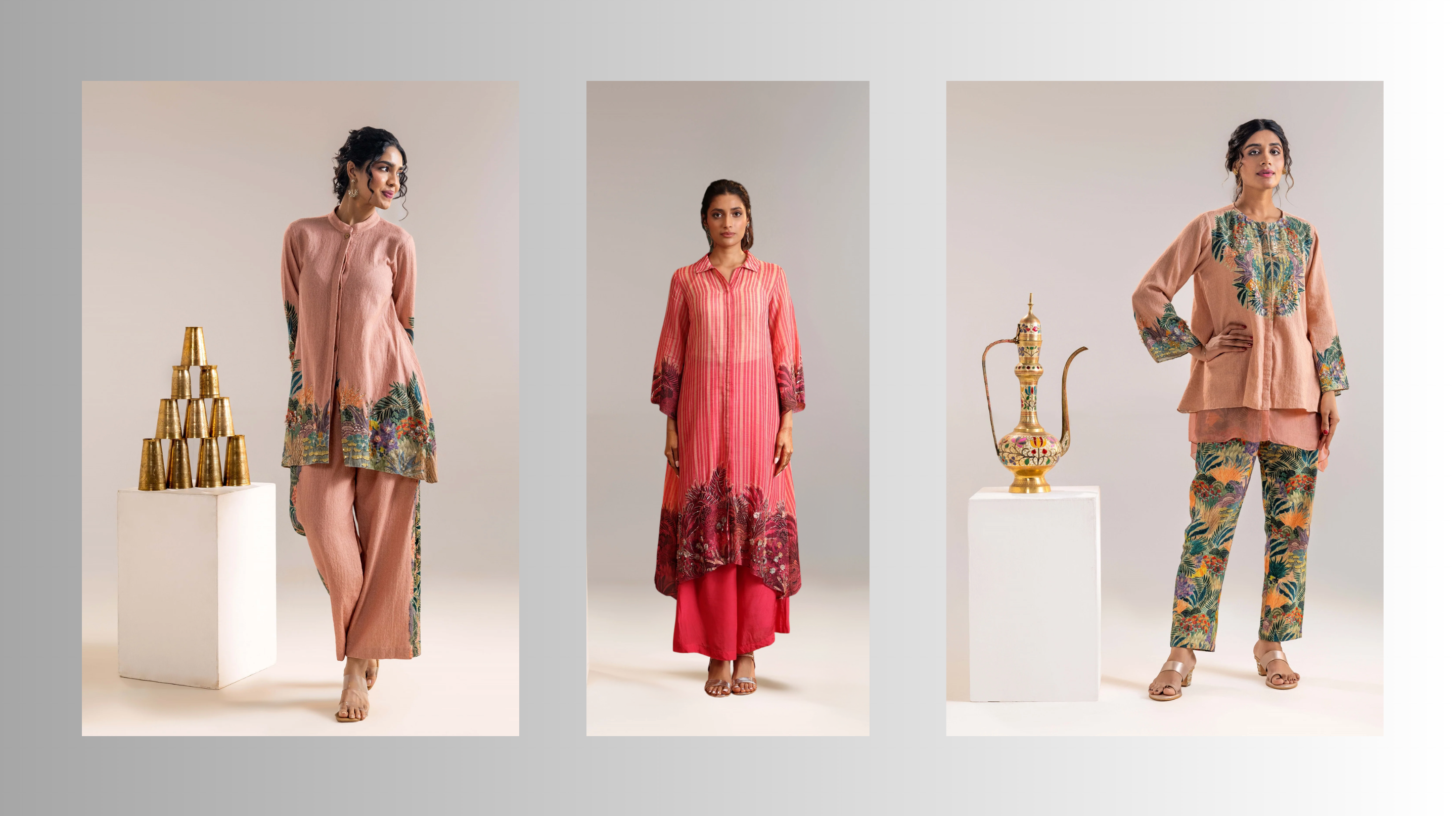 Elegance Redefined: Embroidered & Embellished Kurta Sets for Women