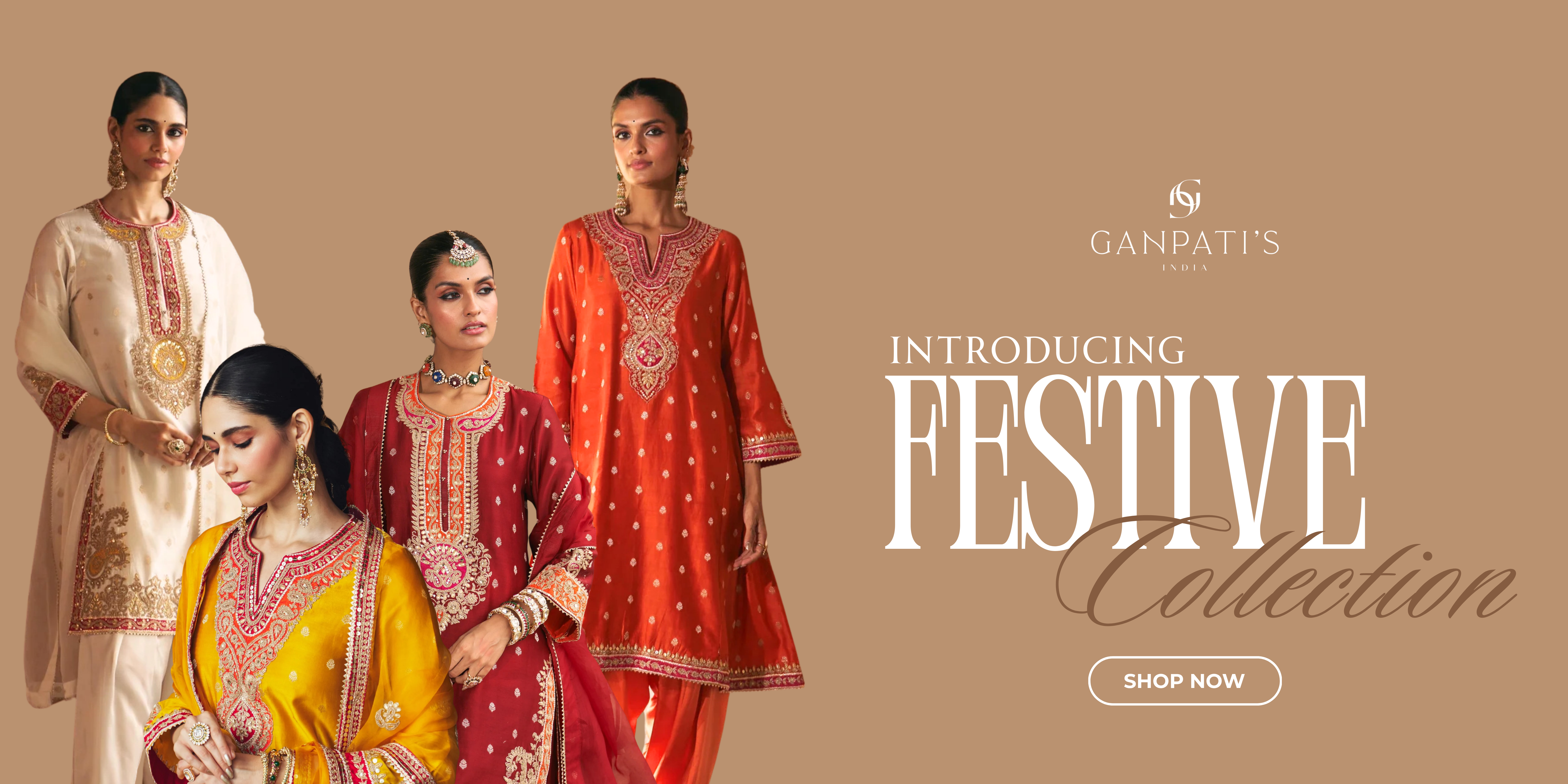 Celebrate This Festive Season with Ganpatis.in’s Stunning Sharara Collection