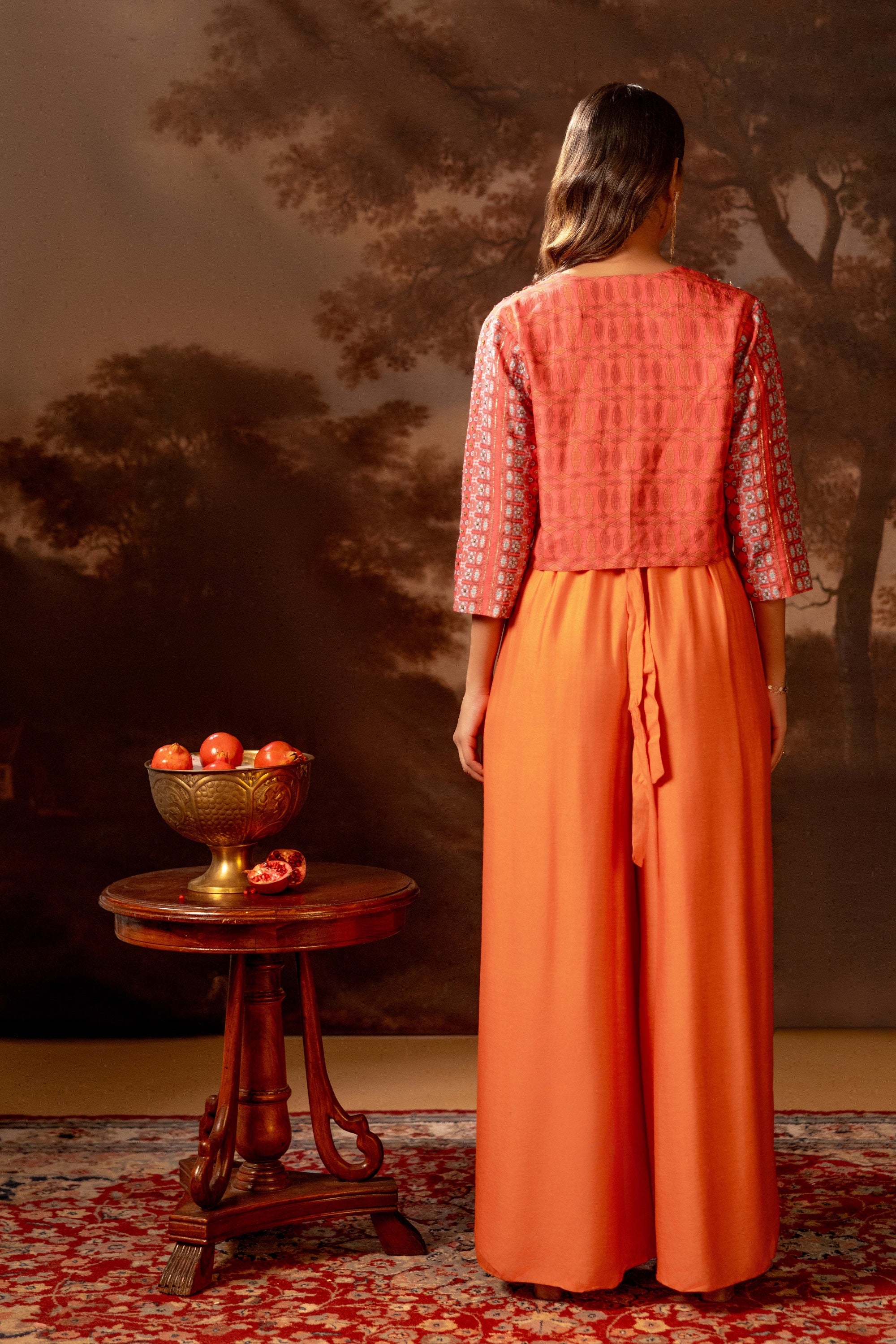 Orange Jumpsuit Next Reiss Orange Inez Colour-Block Rope